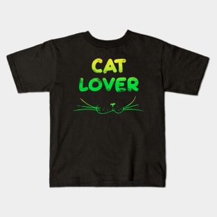 Cat Lover - Lemon Kids T-Shirt